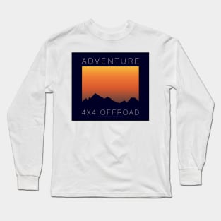 4x4 Offroad Adventure - Golden Skies Long Sleeve T-Shirt